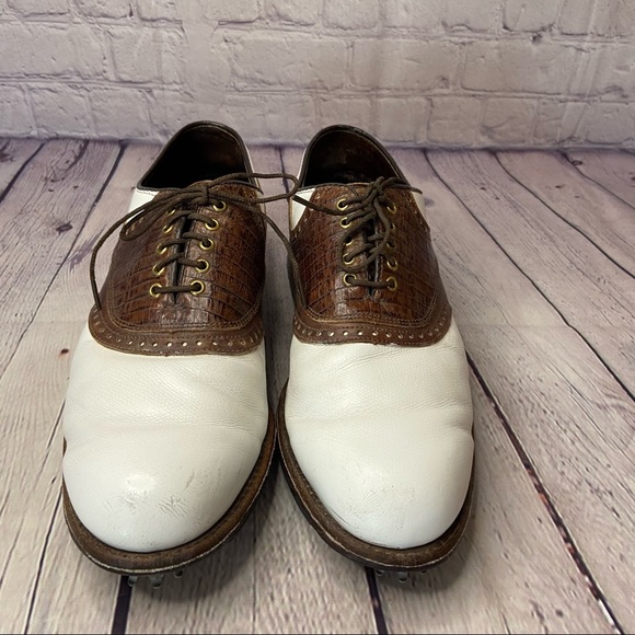 Vintage Men’s FootJoy ‘Premiere Classic’ Golf Shoe Size 9 - Picture 2 of 11